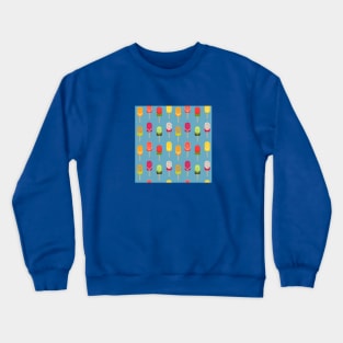 Fruit popsicles - Blue Crewneck Sweatshirt